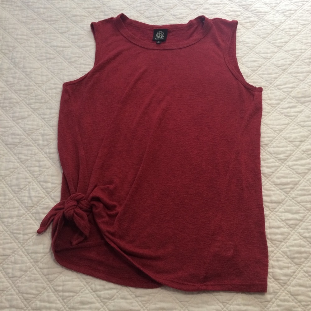 Bobeau side tie tank top L